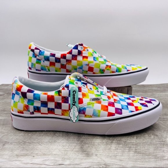 Vans Comfycush Era Tie-Dye Checker - Picture 1 of 7